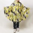 thumbnail image 4 of Odeerbi Rain Coats Kids Rain Jacket Waterproof Girls Boys Rain Cape Kid Hooded Jacket Hooded Bats, 4 of 6