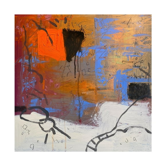 Canvas Wall Art - Randy Noble Fine Art 'Sovereign' Wall Art for Living Room, Bedroom, or Office Décor by Trademark Fine Art - 14 x 14 Inches