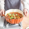thumbnail image 6 of ACDANC 2026 New Pumpkin Dutch Oven,6.3 Inch Cast Iron Mini Stew Pot with Lid & Handles,Non-Stick Pumpkin Soup Pot for Fall & Halloween Decor Mini Cast Iron Dutch Oven, 6 of 7