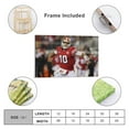 thumbnail image 2 of Jimmy Garoppolo Football Poster Canvas Poster Art Poster Canvas Painting Decor Wall Print Photo Gifts Home Modern Decorative Posters 16x24inch(40x60cm), 2 of 6