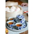 Porcelain Teapot With Filter - 17oz Dragon & Phoenix Design, Ceramic Tea Pot For Loose Leaf Tea