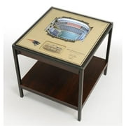 YouTheFan  25.5 x 19.5 x 3.5 in. NFL   England Patriots 25-Layer StadiumViews Lighted End Table - Gillette Stadium