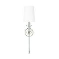 thumbnail image 3 of Millennium Lighting  1 Light 26 inch Wall Sconce with White Linen Shade Modern Gold, 3 of 5