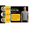 thumbnail image 5 of Wear Sierra Men's T-Shirt,Short Sleeve,Crewneck,Cotton, Soft, Breathable, Turquoise, Medium, 5 of 9