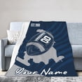 thumbnail image 6 of Custom Dallas Blanket Gifts for Men Women Personalized Fans Add Name and Number Throw Blankets, 30" X 40",40" X 50", 50" X 60", 60" X 80", 6 of 6