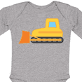 thumbnail image 4 of Inktastic Bulldozer Construction Truck Boys or Girls Long Sleeve Baby Bodysuit, 4 of 5