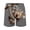 #409-Dark Gray, variant on Men's Funny Animal Print Beach Shorts Novelty Drawstring Swim Trunks with Hidden Pocket Quick Dry Summer Bottoms Gifts for Father