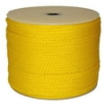 thumbnail image 2 of T.W. Evans Cordage 27-301 .25 in. x 250 ft. Hollow Braid Polypro Rope in Yellow, 2 of 2