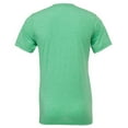 thumbnail image 3 of Canvas Mens Triblend Crew Neck Plain Short Sleeve T-Shirt, 3 of 4