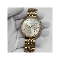Michael Kors Merrick Chronograph Steel 42mm Gold Dial Quartz Mens Watch MK8638