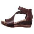 thumbnail image 2 of Antelope Women's Davi Leather Wedge Sandals, 2 of 5