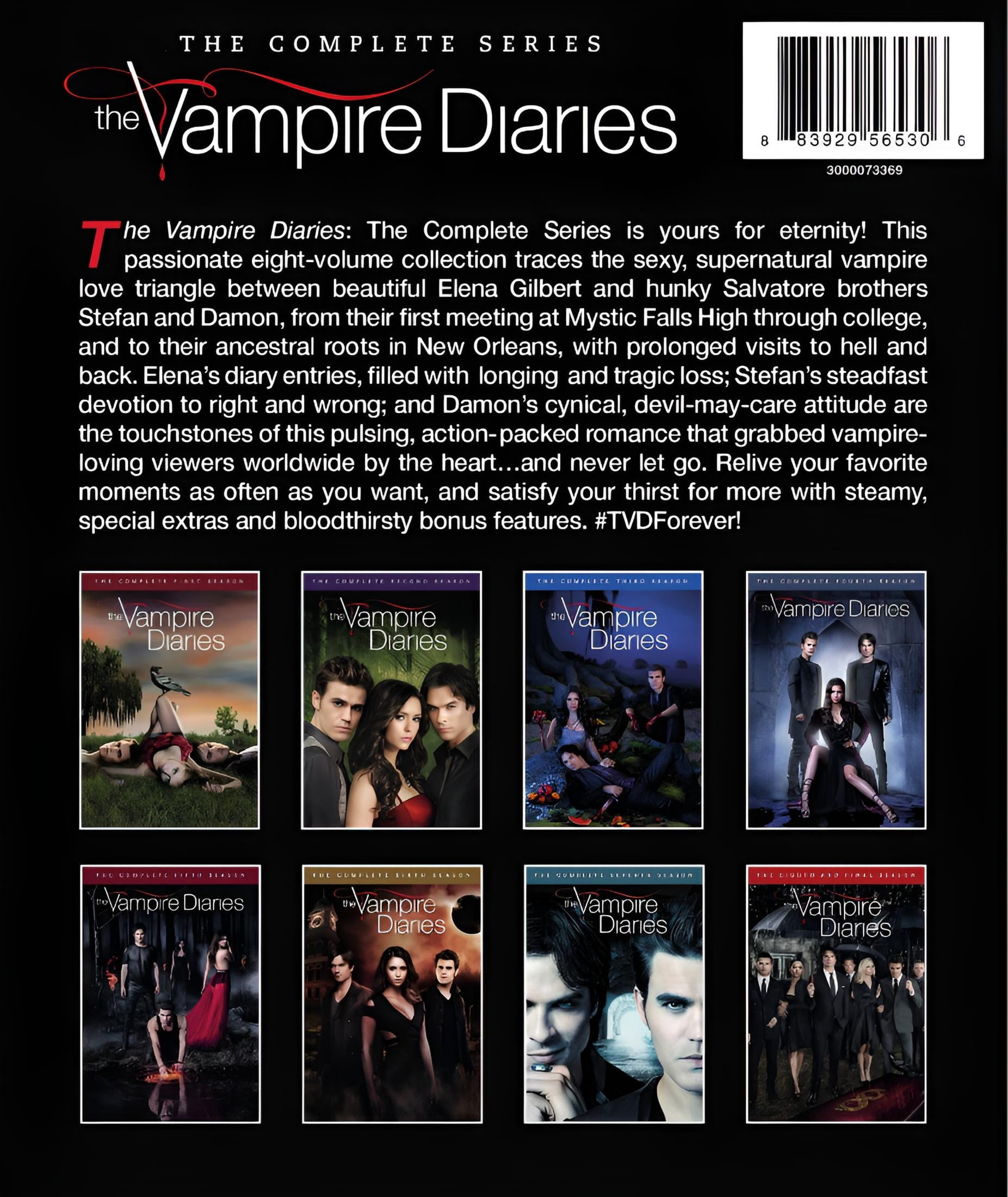 Vampire Diaries: Complete Series Box Set, CW Drama, English