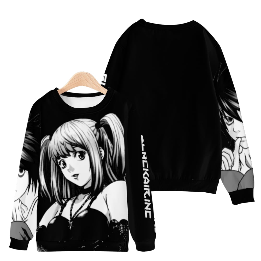 3d Misa Amane Death Note Sweatshirt Japanes Girl Streetwear Anime Loose ...