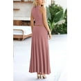 thumbnail image 3 of PRETTYGARDEN Women's 2 Piece Maxi Skirt Sets Casual Summer Knit Cropped Tank Top High Waisted Long Skirts Outfit, 3 of 10