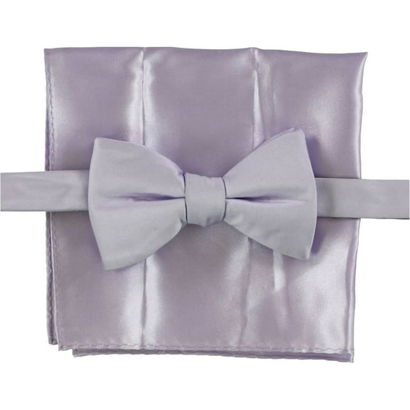 Alfani Mens Satin Neck Tie Set, Purple, One Size