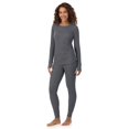 thumbnail image 4 of Women's Cuddl Duds® Cozy Stretch Thermal Long Sleeve Crew Top Color: Ski Chalet Size: LARGE, 4 of 4