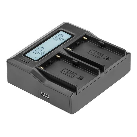 Green Extreme Dual Smart Charger with LCD Screen for Sony BP-U Series Batteries