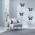 thumbnail image 4 of 4 Piezas Decoración de Jardín Metal Mariposa Patio Pared Árbol Porche Patio Decoración Colgante Esculturas as 3D de Estar Inter Baoblaze Arte De La Pared De Mariposas, 4 of 8