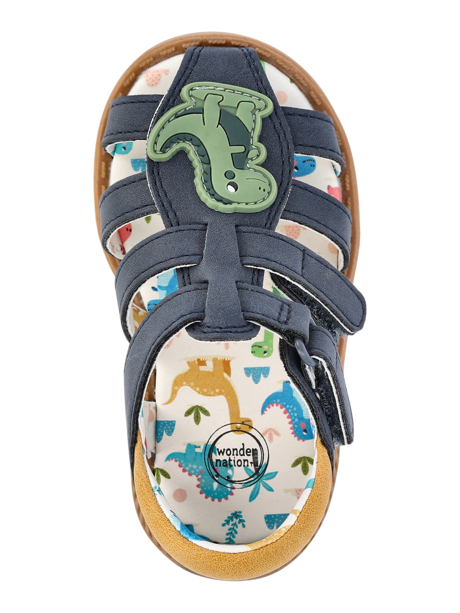 Wonder Nation Baby Boys Dino Fisherman Sandals