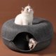 thumbnail image 2 of Donut Cat Bed Pet Cat Tunnel Interactive Game Toy Cat Bed Dual-use Indoor Toy Kitten Sports Equipment Cat Training Toy Cat House ShopWise Round, 2 of 13