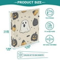thumbnail image 3 of FORMRS 3 Ring Binder 1.5 inch with Pockets Set of 2 Clip Board 200 Sheets Capacity, Halloween Black Pumpkins, 3 of 8