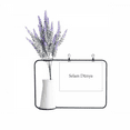thumbnail image 1 of Hola mundo turco Tarjeta de jarrón de lavanda artificial, 1 of 3