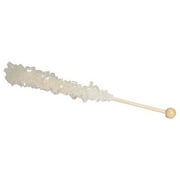 Clear White Rock Candy Sticks, 36 count