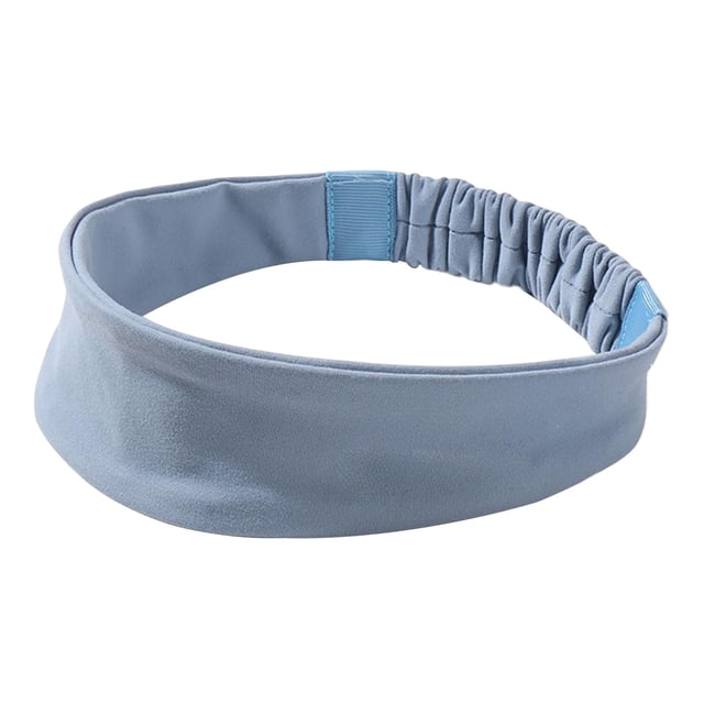Deportes al aire libre Diadema Banda para el sudor Elástico Antideslizante Pañuelos Cinturón elástico Banda para el cabello Envoltura para Yoga Azul Sunnimix banda de pelo deportivo