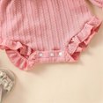 thumbnail image 7 of Farysays Newborn Infant Baby Girl Clothes Cotton Linen Long Sleeve Smocked Bubble Romper Ruffle Bodysuit Jumpsuit Fall Outfit, 7 of 7