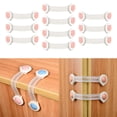 thumbnail image 4 of Cerraduras de seguridad para bebés perfecl 10 piezas Rosa, 4 of 7
