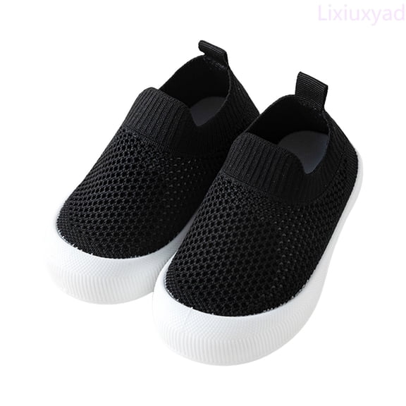 Lixiuxyad Girls Boys Kids Leisure Shoes Mesh Soft Bottom Breathable On Sport Shoes Socks Shoes Breathable Sneakers Sizes 4.5(Toddler 0-6 Months)