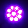 thumbnail image 4 of Mini 9 LED Purple Light Currency Checking Flashlight Outdoor Camping Hiking Handheld Torch Light Lamp, 4 of 7