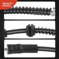 thumbnail image 5 of A-Premium Front Passenger Brake Hydraulic Hose Compatible with Select Porsche Models - Cayenne 2012-2018 - Replace# 95835558256, 5 of 8