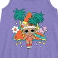 thumbnail image 2 of LOL Surprise! Dolls - Boogie Babe - Retro Style with Palm Trees - Toddler & Youth Girls A-line Dress, 2 of 4