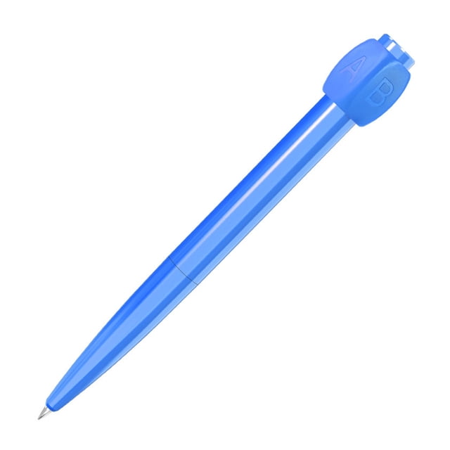 Youkk Answer Pen For Undecided Durable Construction Comfortable Grip Relieve Stress Rotary Neutral Pen blue