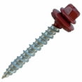 thumbnail image 4 of Metal Roofing Screws-#10 x 1.5” – Self tapping Hex Head with EPDM Rubber Washer – for Metal to wood, Corrugated Roofing, Siding, Sheds, pancake screw - ¼” Hex drive Easy Installation - RED Color (250), 4 of 7