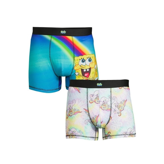 Men's SpongeBob SquarePants 2 Pack Boxer Briefs - XL