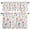 White, variant on 3 Piece Kitchen Curtains and Valances Set Summer Floral Cafe Curtains 36 Inch Length Pink Wildflowers Country Botanical Retro Plaid Valance & Tier Curtain for Living Room Bedroom 54"x18"+27"x36"*2