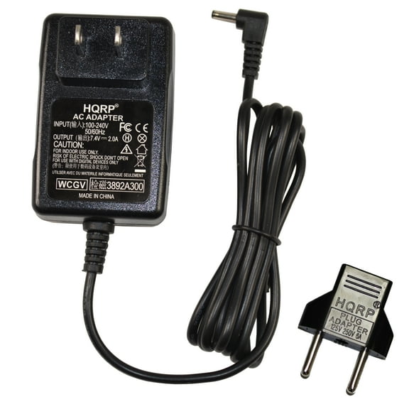 HQRP Wall AC Power Adapter for Canon PowerShot S3 IS / S3IS / S-3 IS Digital Camera   HQRP Euro Plug Adapter