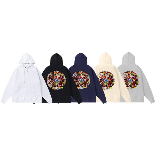 Sudadera con capucha de manga larga y cuello redondo para hombre y mujer, sudadera con estampado de Bola 8, alta calidad, novedad de otoño, 2023