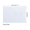 thumbnail image 2 of Uxcell Papier à Copier Coloré pour Bureau Impression Invitations Blanc 8.5 x 11 Pouces, 2 of 6