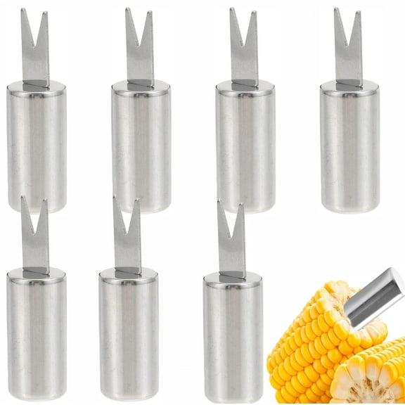 Corn Holders,Bexikou 8 Pcs Corn Cob Holders,Stainless Steel Corn on The Cob Skewers for Sweetcorn Fruit,Corn Skewers Forks for Home for BBQ, Camping, Picnic