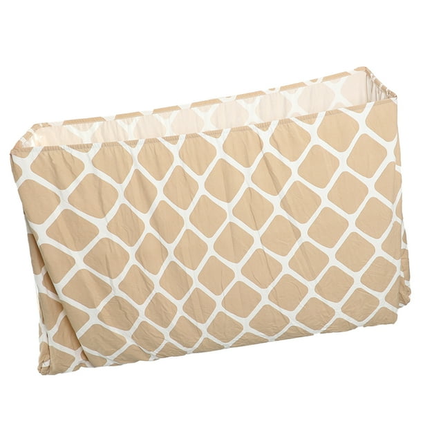 Funda de estilo moderno para cama Funda de madera maciza a prueba de polvo para 120-140 cm Sunnimix Funda de cabecera de cama