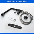 thumbnail image 5 of Kitchen Faucets with Pull Down Sprayer,Stainless Steel Single Handle Kitchen Sink Faucet with Pull Out Sprayer, 5 of 9