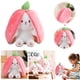 thumbnail image 1 of Conejo Fresa Conejo Transformado Fresa Xiaoguo Juguete Peluche Almohada Zanahoria Muñeca Conejo Blanco (Conejo Fresa 18 Cm) [Conejo Fresa 18 Cm] [Aspiradora Única], 1 of 9