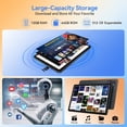 thumbnail image 6 of Android 16 Tablet,10 Inch Tablet,12GB RAM 64GB ROM,MTK6769 Octa-Core,5G WiFi,Face Unclocked,21MP Camera,BT 5.0,GPS Tableta,6000mAh,Electronics Tablets with Keyboard Mouse Stylus, 6 of 10