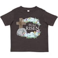 thumbnail image 3 of Inktastic Easter He Has Risen with Cross and Flowers Boys or Girls Toddler T-Shirt, 3 of 5