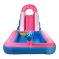 thumbnail image 3 of Senbabe Compact Inflatable Water Slide Park, Heavy-Duty Nylon for Outdoor Fun - Climbing Wall, Slide, & Small Splash Pool – Easy to Set Up & Inflate, 3 of 6