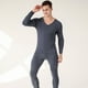 thumbnail image 1 of Traje de ropa interior térmica para hombre y mujer con superficie AB de terciopelo sin costuras de dos colores y doble cara, calzoncillos largos gruesos con forro polar para mujer, 1 of 5