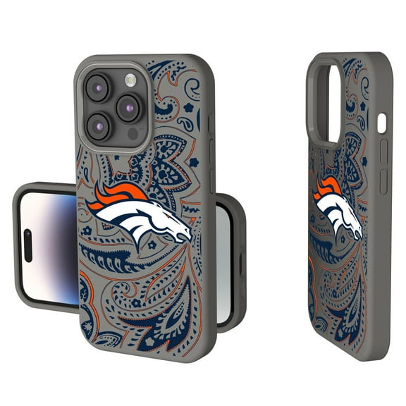 Denver Broncos Paisley iPhone Soft Touch Case